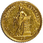 ½ Escudo reverse image