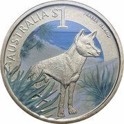 1 Dollar - Elizabeth II 4th Portrait - Fraser Island, Australia, 2012 reverse image