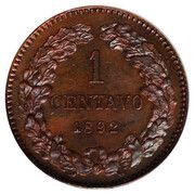 1 Centavo Pattern reverse image
