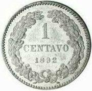 1 Centavo Piedfort reverse image