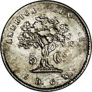 5 Centavos reverse image