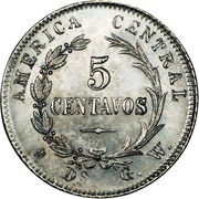 5 Centavos reverse image