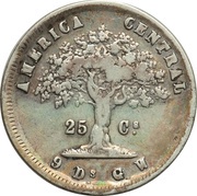 25 Centavos reverse image
