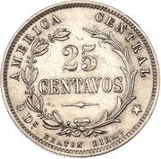 25 Centavos reverse image