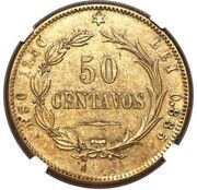 50 Centavos Pattern - Smooth Edge reverse image
