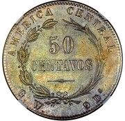 50 Centavos reverse image