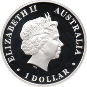 1 Dollar - Elizabeth II 4th Portrait - Emperor Penguin obverse image