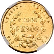 5 Pesos reverse image
