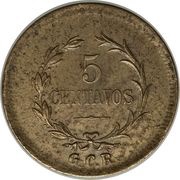 5 Centavos reverse image