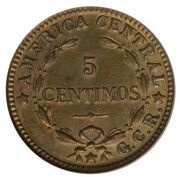 5 Céntimos Pattern reverse image