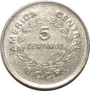 5 Céntimos reverse image
