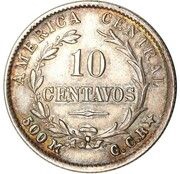 10 Centavos Pattern reverse image