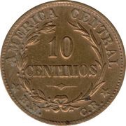 10 Céntimos reverse image