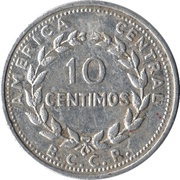 10 Céntimos reverse image