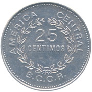 25 Céntimos Large size reverse image