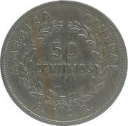 50 Céntimos, Costa Rica, 1935 reverse image