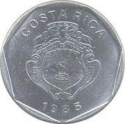 5 Colones obverse image
