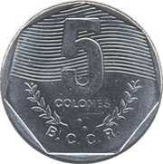 5 Colones reverse image