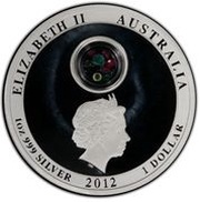 1 Dollar - Elizabeth II 4th Portrait - Christmas Locket obverse image