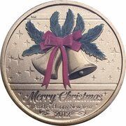 1 Dollar - Elizabeth II 4th Portrait - Merry Christmas 2012, Australia, 2012 reverse image