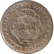 20 Colones Central Bank obverse image