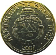 25 Colones 2nd coat of arms; magnetic obverse image