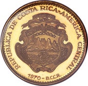 100 Colones Inter-American Human Rights Convention obverse image