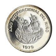 100 Colones International Year of the Child, Costa Rica, 1979 reverse image