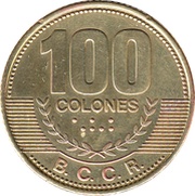 100 Colones, Costa Rica, 2006-2021 reverse image
