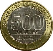 500 Colones Republic obverse image