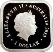 1 Dollar - Elizabeth II 4th Portrait - Australian Seasons - Autumn obverse image