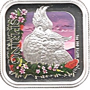 1 Dollar - Elizabeth II 4th Portrait - Australian Seasons - Spring, Australia, 2013 reverse image