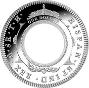 1 Dollar - Elizabeth II 4th Portrait - 200th Anniversary of the Holey Dollar and Dump, Australia, 2013 reverse image