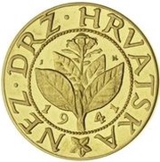25 Banica Pattern; Gold obverse image
