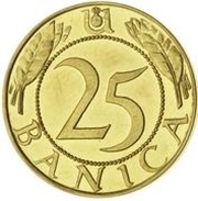 25 Banica Pattern; Gold reverse image