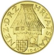 50 Banica Pattern; Gold obverse image