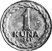 1 Kuna reverse image