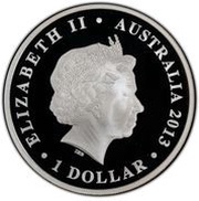 1 Dollar - Elizabeth II 4th Portrait - Queen Elizabeth II 60th Anniversary of Coronation obverse image