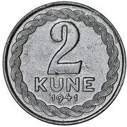 2 Kune reverse image
