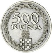 500 Kuna Pattern reverse image