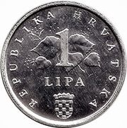 1 Lipa Croatian text obverse image