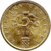 5 Lipa Latin text obverse image