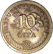10 Lipa Latin text obverse image