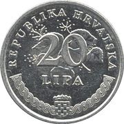 20 Lipa Latin text obverse image