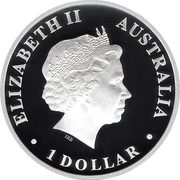 1 Dollar - Elizabeth II 4th Portrait - Discover Australia - Koala obverse image