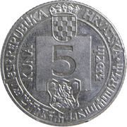 5 Kuna Senj Anniversary obverse image