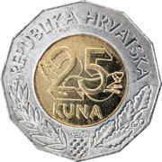 25 Kuna Esperanto Congress obverse image