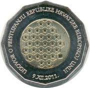 25 Kuna Accession Treaty to the European Union reverse image