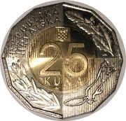 25 Kuna Independence obverse image