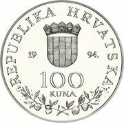 100 Kuna Pope John Paul II obverse image